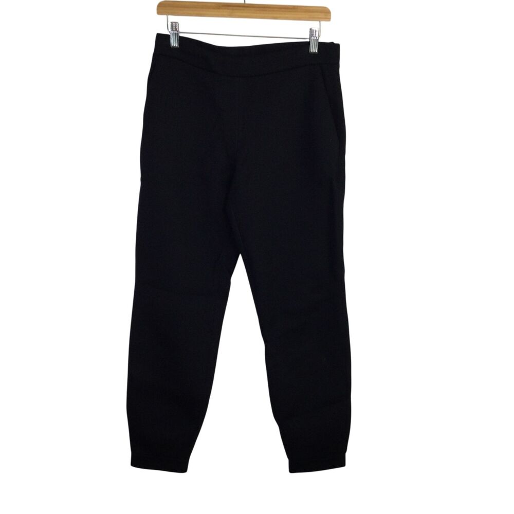 Marie Saint Pierre Womens Jogger Pants Pull-On Tapered Leg Stretch Black Size 1